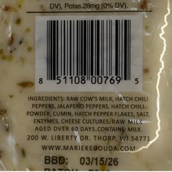 Harris Teeter - Thou shall not add jalapeños to a Hatch pepper chili, cheese which already has three kinds of hatch pepper in it.