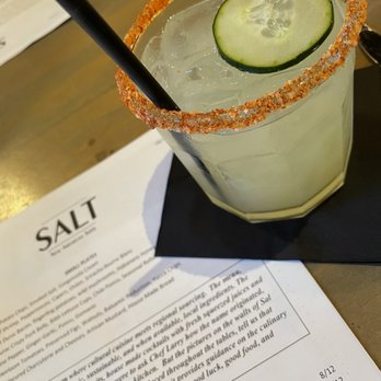 Salt New American Table - Cucumber Margarita - New American Near Me - McAllen, Texas