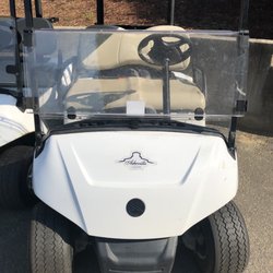 Asheville Golf Course - Gas carts go! No governor on the engine & no auto brake on the downhill runs