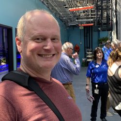 Georgia Aquarium - Behind the scenes tour with Mark and my relatives