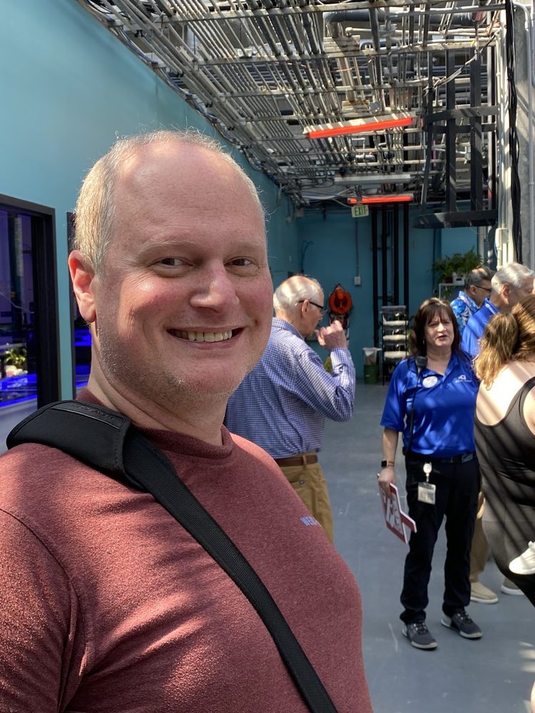 Behind the scenes tour with Mark and my relatives