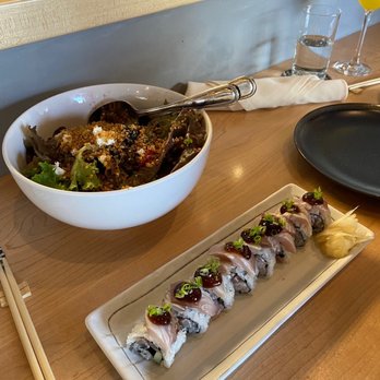 Nami Kaze - Summer berry salad and negi ham-mah - Japanese Near Me - Honolulu, Hawaii