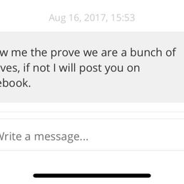 This is not how a business should act.