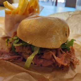 Brisket sandwich Brisket sandwich