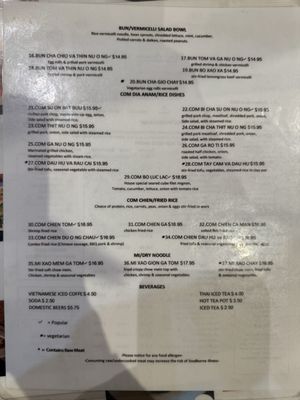 Menu photo 7 Pho Anam Corona, CA