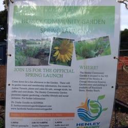 Henley Oval - The opening of the community garden is coming up soon. Nov 10 :-)
