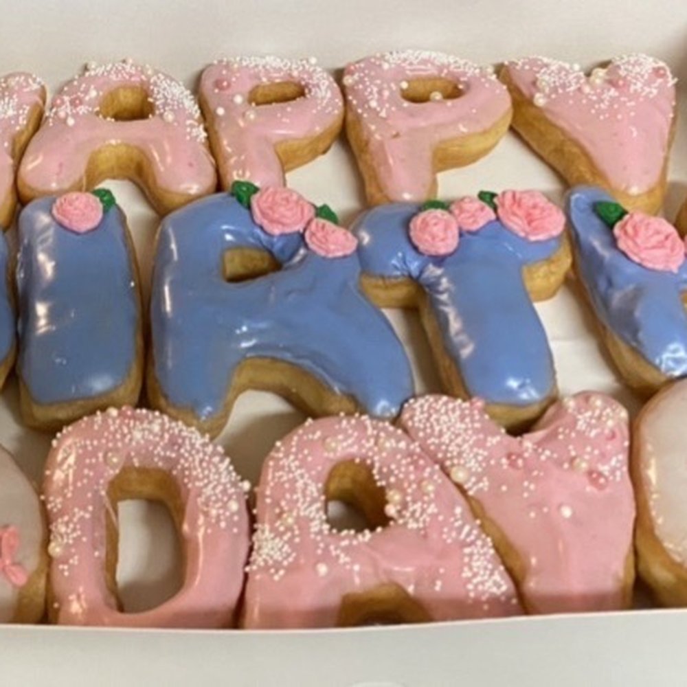 Donut Station - Pink and purple - Donuts Near Me - Rockwall, Texas Donut Station - Pink and purple - Donuts Near Me - Rockwall, Texas