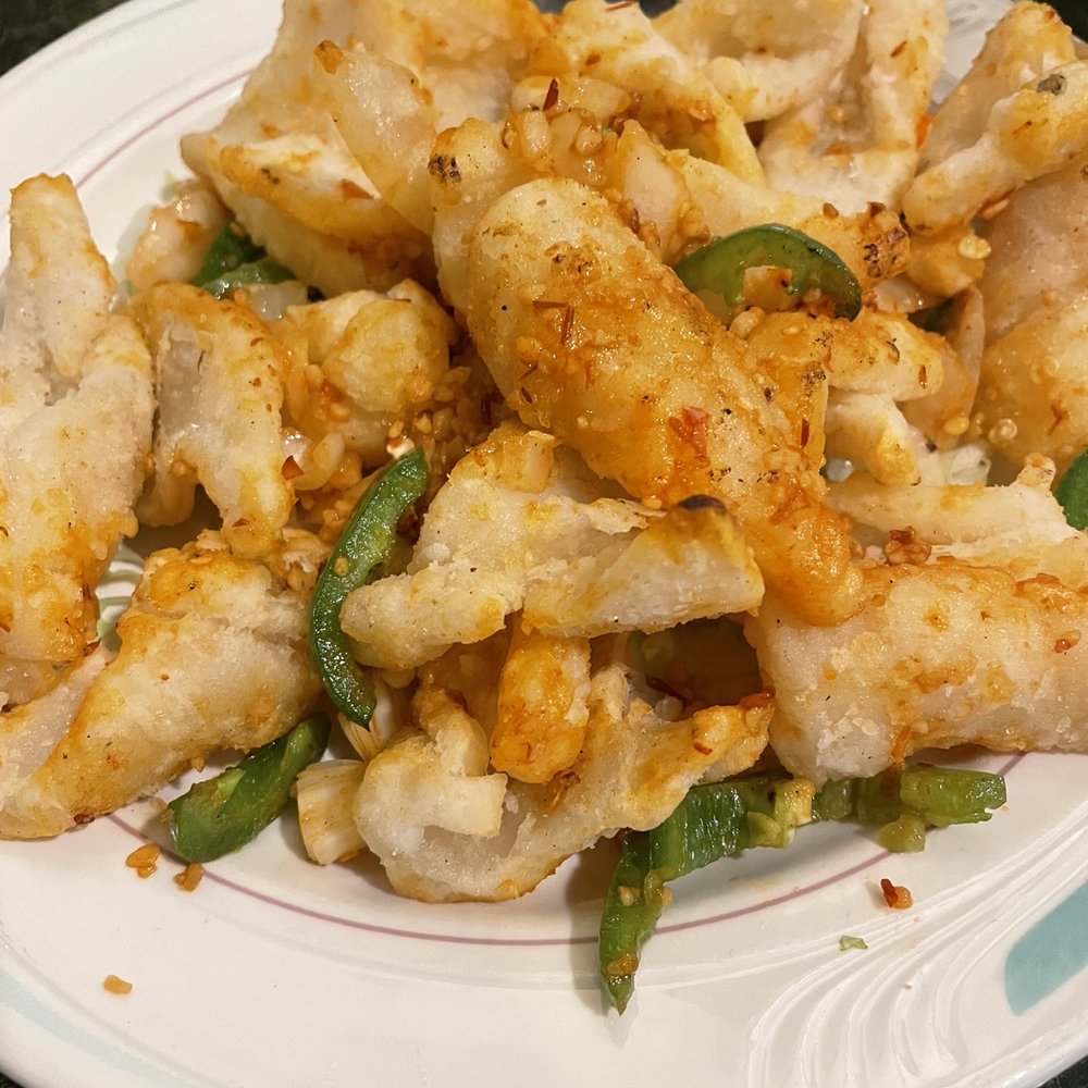 Golden Harvest - Spicy salted squid - Dim Sum Near Me - Warren, Michigan Golden Harvest - Spicy salted squid - Dim Sum Near Me - Warren, Michigan