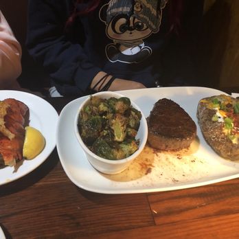 LongHorn Steakhouse - Again 4oz. Lobster Tail (Cooked correctly)  Everything else cold or overcook or did not ask for load potatoe - Steakhouses Near Me - Williamsburg, Virginia