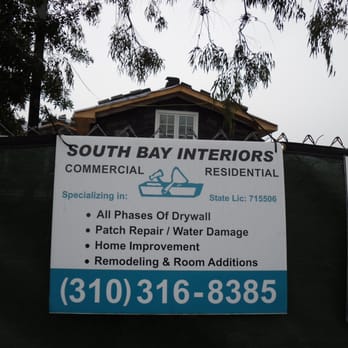 South Bay Interiors - a sign for a residential - General Contractors Near Me - Torrance, California South Bay Interiors - a sign for a residential - General Contractors Near Me - Torrance, California