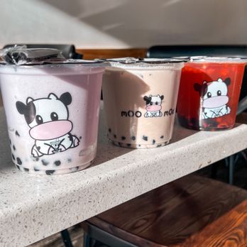 Moo Moo - Taro Coconut snow bubble, Taro Coconut slushie, Passion fruit tea - Coffee & Tea Near Me - Elk Grove, California