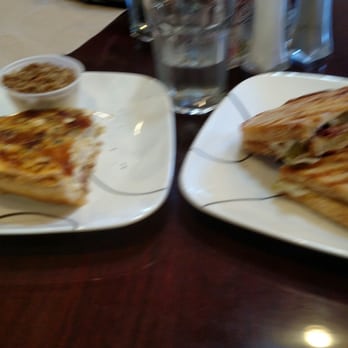 Oak Leaf Cafe - Quiche and a breakfast panini - Cafes Near Me - Penn Yan, New York