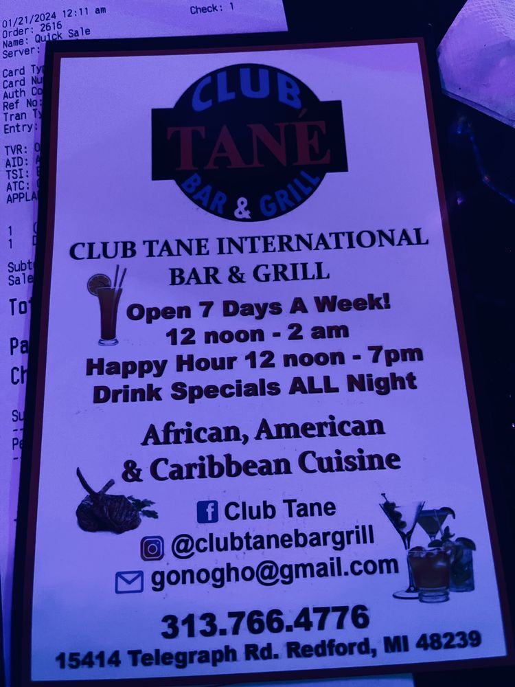 Club Tane Bar & Grill
