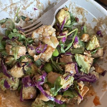 Just Salad - Delicious! Edamame Crunch (formerly Spicy Tofu Crunch) with added avocado (no rice and no mushrooms). Totally worth the $$ - Salad Near Me - New York, New York Just Salad - Delicious! Edamame Crunch (formerly Spicy Tofu Crunch) with added avocado (no rice and no mushrooms). Totally worth the $$ - Salad Near Me - New York, New York