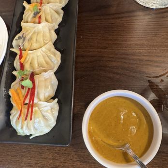 Himali Bistro - Chicken Momos 6 pcs for $16 - Indian Near Me - Burlingame, California Himali Bistro - Chicken Momos 6 pcs for $16 - Indian Near Me - Burlingame, California