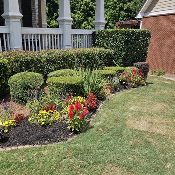 New Harvest LawnCare & Solutions - Flower planting, Black Mulch & Pinestraw Installation for our #1 clients! You guys are the best - Lawn Services Near Me - Buford, Georgia New Harvest LawnCare & Solutions - Flower planting, Black Mulch & Pinestraw Installation for our #1 clients! You guys are the best - Lawn Services Near Me - Buford, Georgia