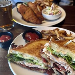 Smoked Turkey Club Sandwich