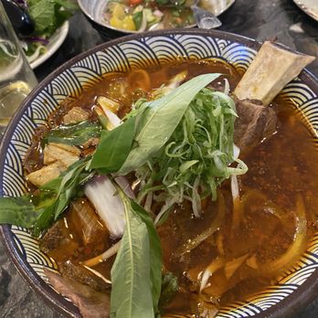 Dan Da - Bun bo Hue with maybe a pound of beef - Vietnamese Near Me - Aurora, Colorado