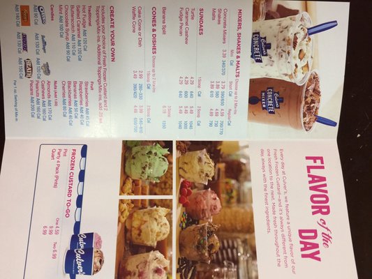 Menu photo 1 Culver's Longmont, CO