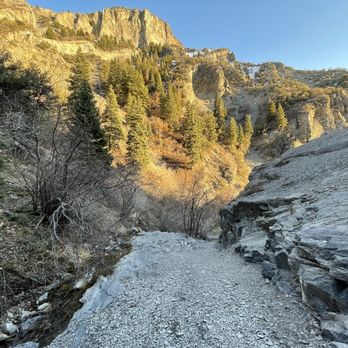 Battle Creek Falls Trail - Canyon lit with the last warm light before sunset - Hiking Near Me Battle Creek Falls Trail - Canyon lit with the last warm light before sunset - Hiking Near Me