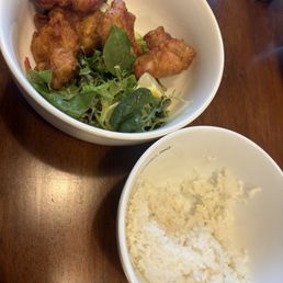 Chicken Karaage [Large] + side of steamed rice