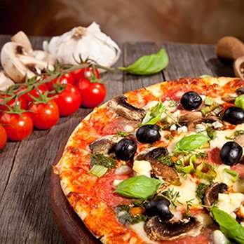 Fratelli's Restaurant Pizzeria - a pizza with mushrooms and olives - Pizza Near Me - Red Bank, New Jersey Fratelli's Restaurant Pizzeria - a pizza with mushrooms and olives - Pizza Near Me - Red Bank, New Jersey