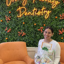 Orange Family Dentistry - Jen, our basket winner for March