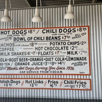 Mark's Hot Dogs - Menu - Hot Dogs Near Me - San Jose, California Mark's Hot Dogs - Menu - Hot Dogs Near Me - San Jose, California