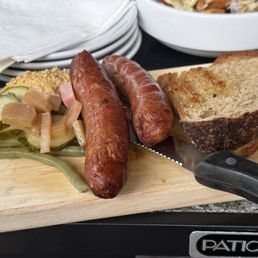 Sausage plate Sausage plate