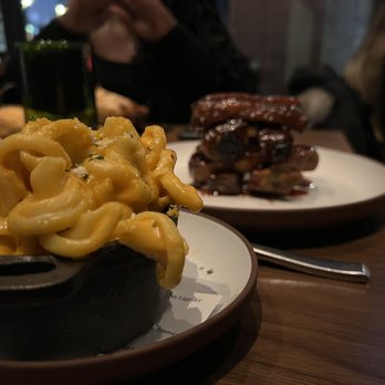 Yardbird Table & Bar - Mac & Cheese (side) and St. Louis Style Pork Ribs - New American Near Me - Chicago, Illinois