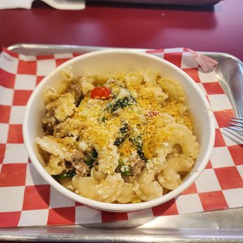 Miss Pasta - #17 - Creste di Gallo e Salsiccia - Italian Near Me - Richardson, Texas Miss Pasta - #17 - Creste di Gallo e Salsiccia - Italian Near Me - Richardson, Texas