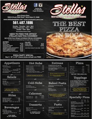 Menu photo 1 Stella's Pizzeria Boca Raton, FL Menu photo 1 Stella's Pizzeria Boca Raton, FL