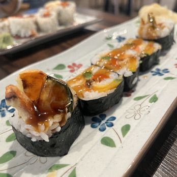 Kiku Sushi & Vegetarian - Gluten free vegetable Tempura Roll (our fav of what we ordered) - Sushi Bars Near Me - Lafayette, California Kiku Sushi & Vegetarian - Gluten free vegetable Tempura Roll (our fav of what we ordered) - Sushi Bars Near Me - Lafayette, California