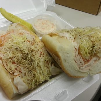 Circle Deli - Turkey and sharp provolone hoagie w/ coleslaw - Delis Near Me - Hamilton, New Jersey