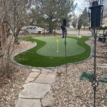 Rock N Block -Turf N Hardscapes - Putting green - Artificial Turf Near Me Rock N Block -Turf N Hardscapes - Putting green - Artificial Turf Near Me