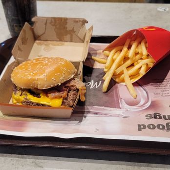 McDonald's - Quarter pounder with cheese and bacon only ketchup and mustard Med fry no salt Coke Zero - Fast Food Near Me - Baxter, Tennessee McDonald's - Quarter pounder with cheese and bacon only ketchup and mustard Med fry no salt Coke Zero - Fast Food Near Me - Baxter, Tennessee