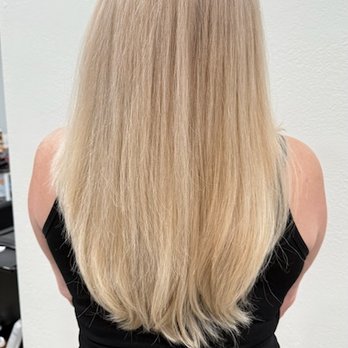 Salon K - And here I am after...Tatiana turned my hair to Buttery Silk! - Eyebrow Services Near Me - Santa Clarita, California