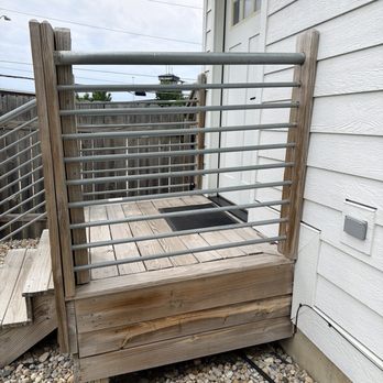 Gannon's greens and gardens - Repaired loose deck railing - Lawn Services Near Me - Indianapolis, Indiana Gannon's greens and gardens - Repaired loose deck railing - Lawn Services Near Me - Indianapolis, Indiana