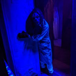 Coffin Creek Haunted Village - Don't be afraid of going through the next door. The room you're already in, isn't any safer for you!