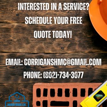 Corrigan’s Handyman - an orange hard hat, a level of construction equipment, and a yellow level of construction equipment - Flooring Near Me Corrigan’s Handyman - an orange hard hat, a level of construction equipment, and a yellow level of construction equipment - Flooring Near Me