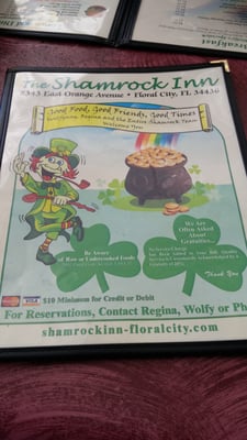 Menu photo 3 Shamrock Inn Floral City, FL Menu photo 3 Shamrock Inn Floral City, FL
