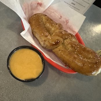 Ten10 Brewing Co - Pretzel with beer cheese - Sandwiches Near Me - Orlando, Florida Ten10 Brewing Co - Pretzel with beer cheese - Sandwiches Near Me - Orlando, Florida