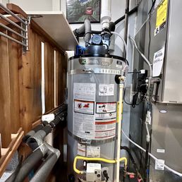 New installed water heater New installed water heater