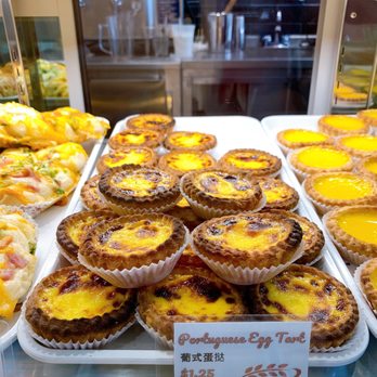 Gigi's Bakery - Do yourself a favorite and get these Portuguese egg tart - IT'S DELICIOUS! THE BEST ONE EVER. - Bakeries Near Me - Brooklyn, New York Gigi's Bakery - Do yourself a favorite and get these Portuguese egg tart - IT'S DELICIOUS! THE BEST ONE EVER. - Bakeries Near Me - Brooklyn, New York