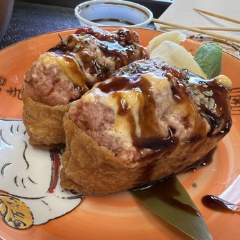 Eggs & Sushi - Spicy ahi tuna inari - Japanese Near Me - Springfield, Virginia Eggs & Sushi - Spicy ahi tuna inari - Japanese Near Me - Springfield, Virginia
