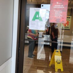 KFC - Dining area dirty, loud inappropriate music coming from the back area.