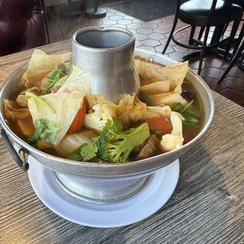 Bright Star Thai Vegan - tom kha with veggies - Thai Near Me - Rancho Cucamonga, California