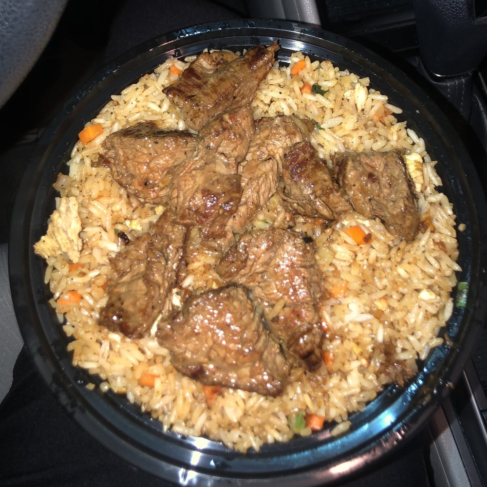 Hibachi Masters - Bowl with fried rice and filet mignon - Japanese Near Me - Harbor City, California