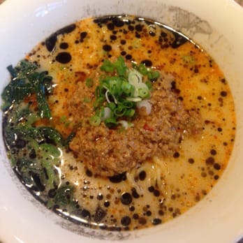 Ryujin Ramen - Tan Tan and black sesame broth. Still a bit spicy for me. - Ramen Near Me - Sacramento, California Ryujin Ramen - Tan Tan and black sesame broth. Still a bit spicy for me. - Ramen Near Me - Sacramento, California