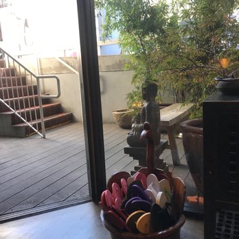 Bamboo Spa - When I forget to bring extra shoes after the gym they have these comfy sandals - Nail Salons Near Me - San Francisco, California